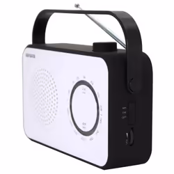 Aiwa R-190BW radio Portable Analog Black, White