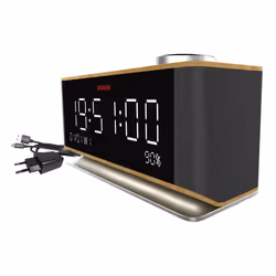 Aiwa CR-90BT alarm clock Digital alarm clock Wood - Additional view 6