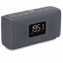 Aiwa CRU-80BT alarm clock Digital alarm clock Grey