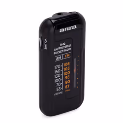 Aiwa R-22BK radio Personal Analog Black