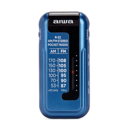 Aiwa R-22BL radio Personal Analog Blue