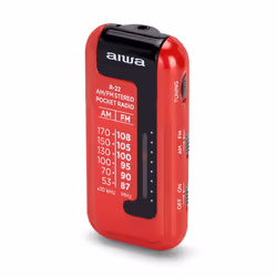 Aiwa R-22RD radio Personal Analog Red - Additional view 4