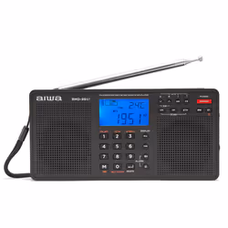 Aiwa RMD-99ST, Portable, Analog & digital, LW, MW, SW, LCD, Black, SD