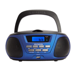 Aiwa BBTU-300BL portable stereo system Analog 5 W AM, FM, MW Black, Blue MP3 playback