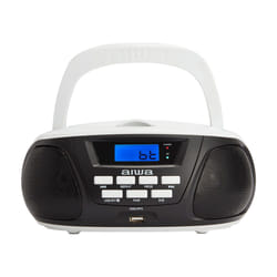 Aiwa BBTU-300BW portable stereo system Analog & digital 5 W AM, FM, MW Black, White MP3 playback