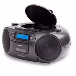 Aiwa BBTC-550BK portable stereo system Digital 6 W FM, PLL Black MP3 playback - Additional view 4