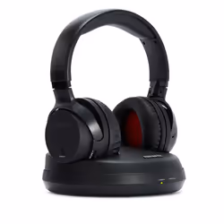 Aiwa WHF-930D headphones/headset Wireless Head-band TV Black