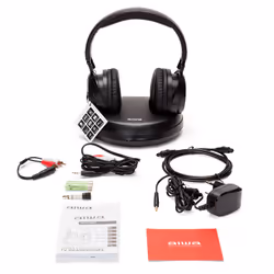 Aiwa WHF-930D headphones/headset Wireless Head-band TV Black - Additional view 8