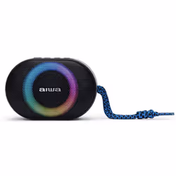 Aiwa BST-330BL, 10 W, 60 - 20000 Hz, Wired & Wireless, 10 m, Stereo portable speaker, Black, Blue