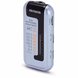 Aiwa R-22SL radio Portable Analog Silver
