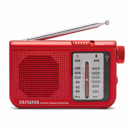 Aiwa RS-55RD, Personal, Analog, AM, FM, 88 - 108 MHz, 530 - 1600 kHz, 5.7 cm