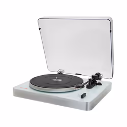 Aiwa APX-790BT/WH, Belt-drive audio turntable, Semi Automatic, Aluminium, White, Aluminium, Metal, 33 1/3,45 RPM
