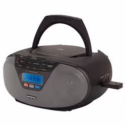 Aiwa BBTU-400BK portable stereo system Analog & digital 6 W FM Black MP3 playback