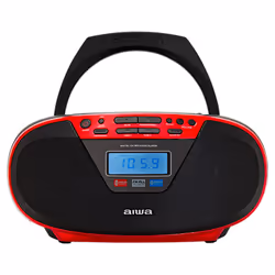 Aiwa BBTU-400RD, Analog & digital, FM, Player, CD, CD-R, CD-RW, Top, 6 W