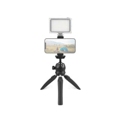 PULUZ Mini VLOG Live Stabilizer Stand Tripod with Phone Clamp for Smartphones (Black)