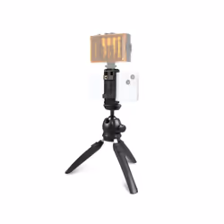 PULUZ Mini VLOG Live Stabilizer Stand Tripod with Phone Clamp for Smartphones (Black)