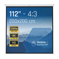 iggual PSIMS200 projection screen 2.82 m (111") 1:1