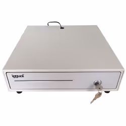 iggual IRON-10W, Electronic cash drawer, Metal, White, CE, 380 mm, 335 mm