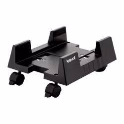 iggual SOP1, Under desk CPU holder, Black, Plastic, 4 wheel(s), 150 - 260 mm, 305 mm