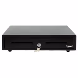 iggual IRON-50, Manual & automatic cash drawer, Metal, Black, 12 V, 420 mm, 405 mm