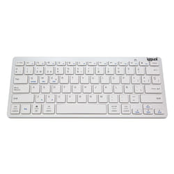 iggual TKL-BK keyboard Universal Bluetooth QWERTY Spanish Silver