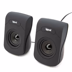 iggual IGG316993, 2.0 channels, Wired, 3 W, 180 - 20000 Hz, Black
