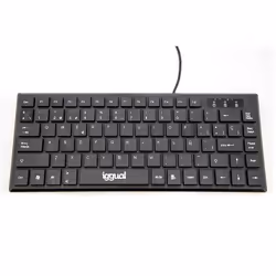 iggual IGG317082, 60%, Wired, USB, QWERTY, Black