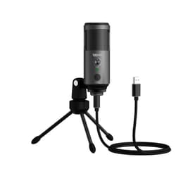 iggual Podcasting Pro Black Table microphone