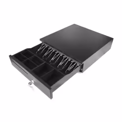 iggual IGG317464, Manual & automatic cash drawer, Metal, Black, 12 V, 405 mm, 420 mm
