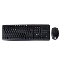 iggual WMK-BASIC keyboard Mouse included Office RF Wireless QWERTY Black