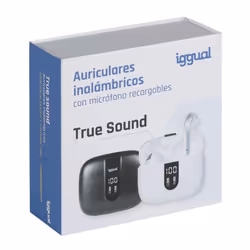 iggual True Sound Headset True Wireless Stereo (TWS) In-ear Calls/Music Bluetooth Black - Additional view 4