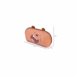 We Bare Bears karactermania Grizzly-Jelly Toiletry Bag (Small), Brown