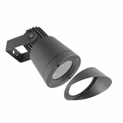 Leds-C4 Hubble&Gu5.3 Technopolymer - 1 Light Outdoor Spotlight Black IP65, GU10