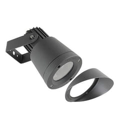 Leds-C4 Hubble&Gu5.3 Technopolymer - 1 Light Outdoor Spotlight Black IP65, GU10