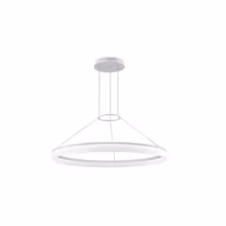 Leds-C4 GROK - Integrated LED 1 Light Large Ceiling Pendant White