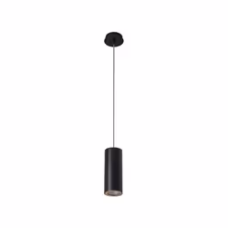 Leds-C4 Pipe - 1 Light Slim Ceiling Pendant Black, Gold 6.8cm, GU10