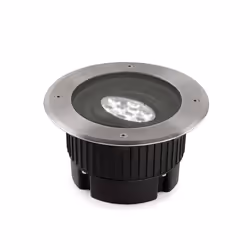 Leds-C4 Gea - Outdoor LED Recessed Ground Uplight Stainless Steel Polished 18.4cm 1647lm 16ÃÃ 4000K IP67