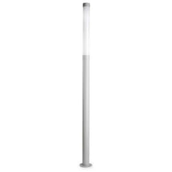 LEDS C4 Lyon Outdoor Module Outdoor LED Bollard Grey, Opal IP65 4000K Dimmable