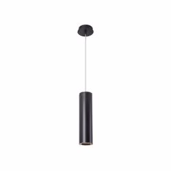Leds-C4 Pipe - 1 Light Slim Ceiling Pendant Black, Gold 6.8cm, GU10