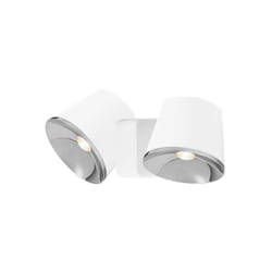 Leds-C4 Drone - Integrated LED Wall / Ceiling Light Chrome, White