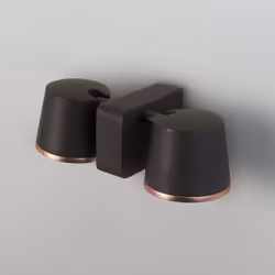 Leds-C4 Drone - Integrated LED Wall / Ceiling Light Brown, Copper