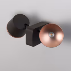 Leds-C4 Drone - Integrated LED Wall / Ceiling Light Brown, Copper