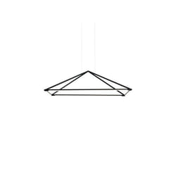 Grok Tubs - LED Decorative Ceiling Pendant Matt Black 120cm 5200lm 3000K
