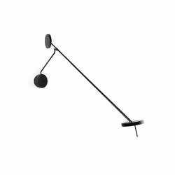 Grok Invisible - LED Wall Reading Light Matt Black Touch dimmer 765lm 3000K