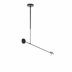 Grok Invisible - LED Ceiling Pendant Matt Black Mains dimming (LC) 765lm 3000K