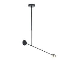 Grok Invisible - LED Ceiling Pendant Matt Black Mains dimming (LC) 765lm 3000K