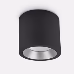 Leds-C4 Cosmos - Outdoor LED Surface Mounted Ceiling Light Black 16.8cm 2526lm 3000K IP65