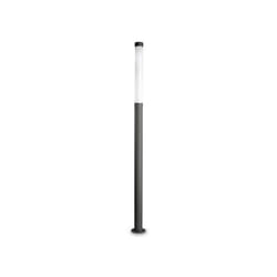Leds-C4 Lyon - Outdoor Bollard Lamp Post Urban Grey 230.2cm