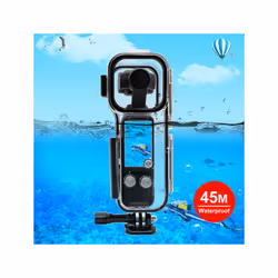 For DJI Osmo Pocket 3 PULUZ 45m Underwater Waterproof Housing Diving Case (Transparent)
