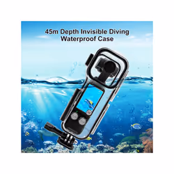 For DJI Osmo Pocket 3 PULUZ 45m Underwater Waterproof Housing Diving Case (Transparent)